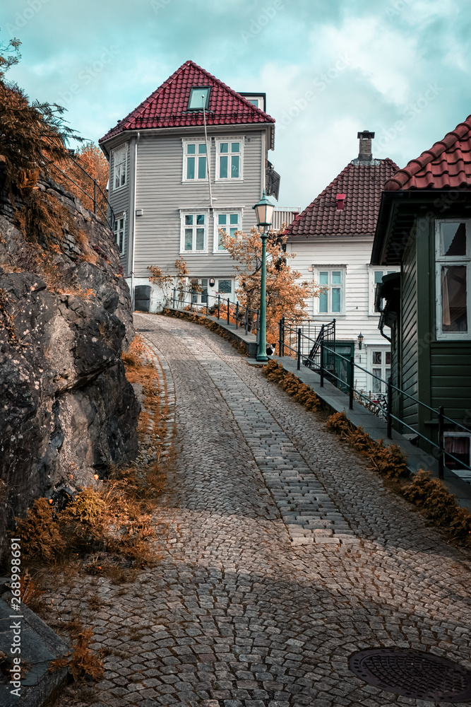 Streets of Bergen, Norway