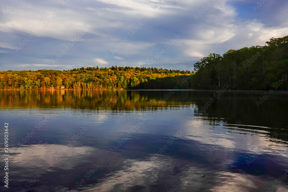 Cream Hill Lake, Connecticut, USA Cream Hill Lake, Connecticut, USA