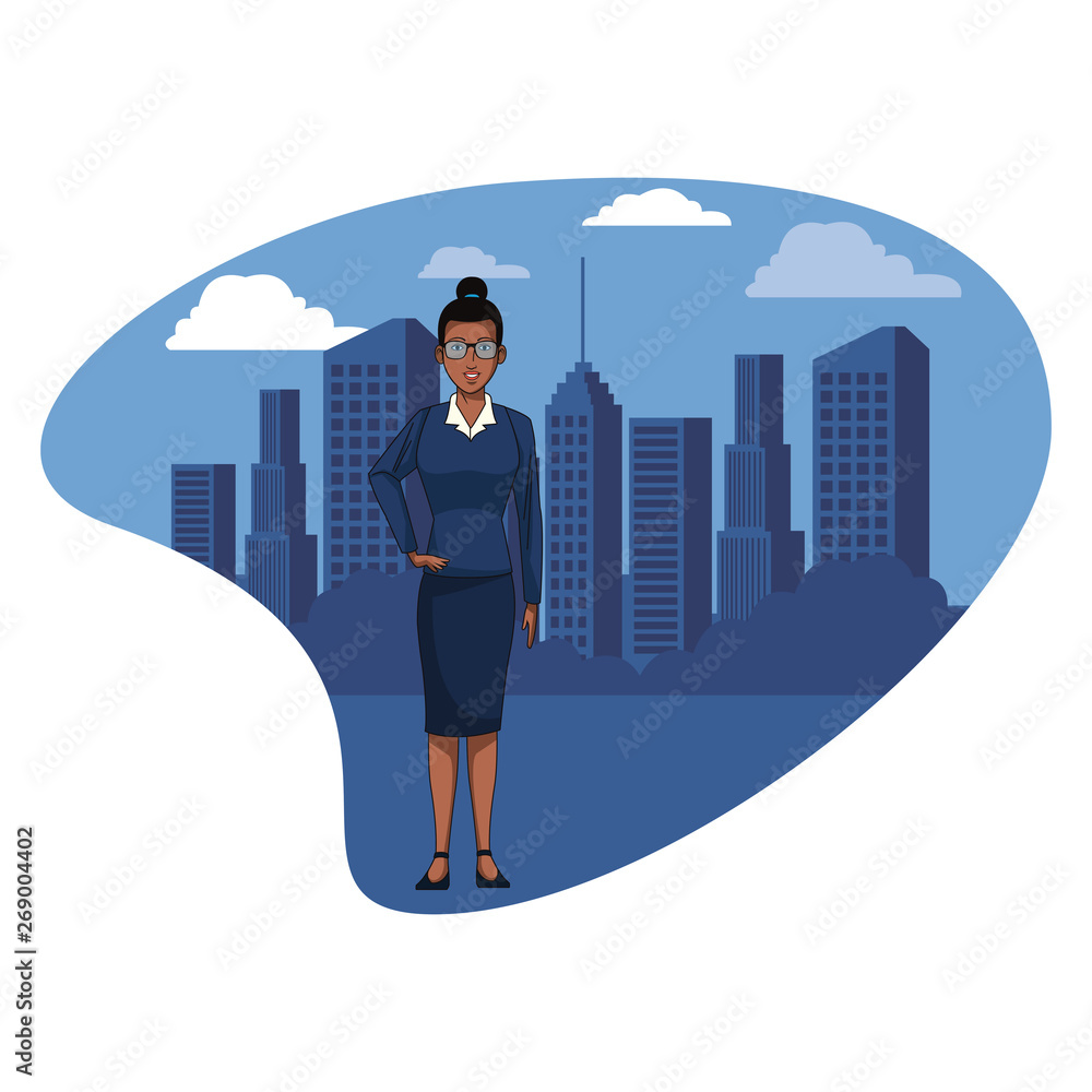 businesswoman avatar cartoon character businesswoman avatar cartoon character