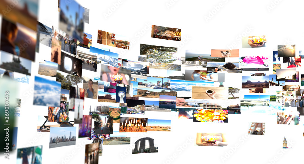 Naklejka premium Internet broadband and multimedia streaming entertainment