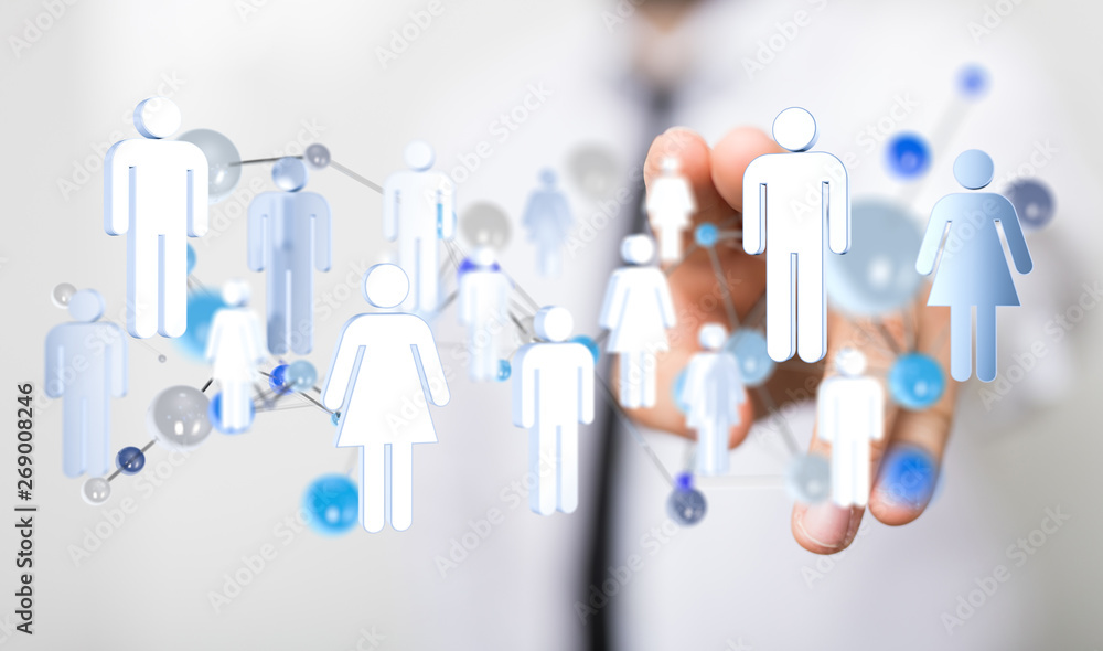 Stack of hands showing unity and teamwork 3d. Stack of hands showing unity and teamwork 3d.