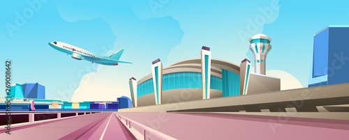 airport building vector © marrishuanna