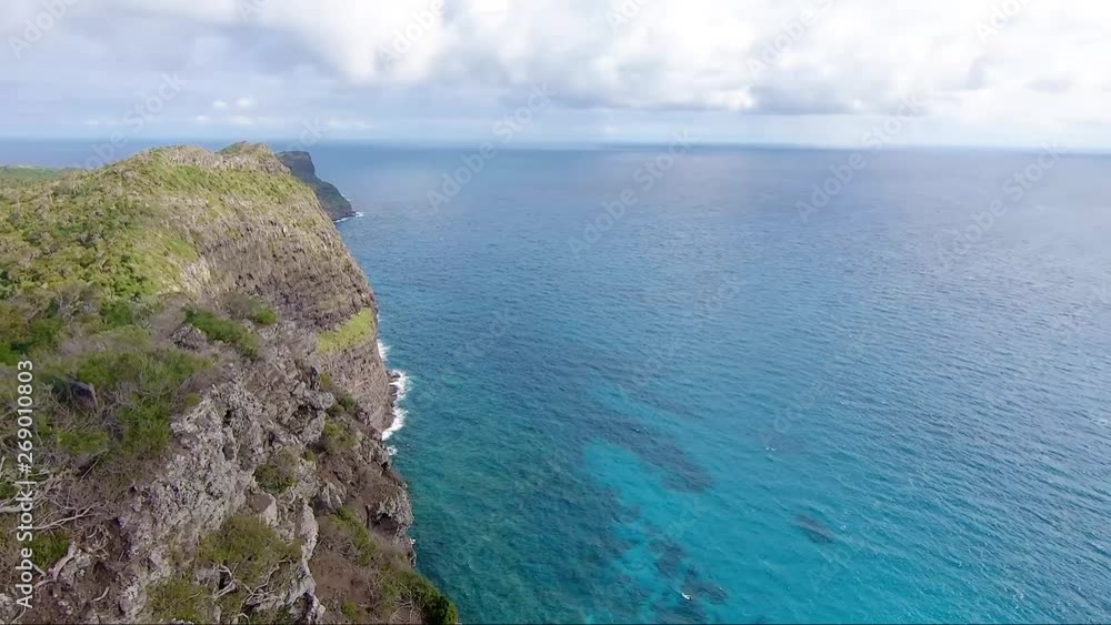 North side of island - sheer cliffs POV from Malabar Hill - Lord Howe Island North side of island - sheer cliffs POV from Malabar Hill - Lord Howe Island