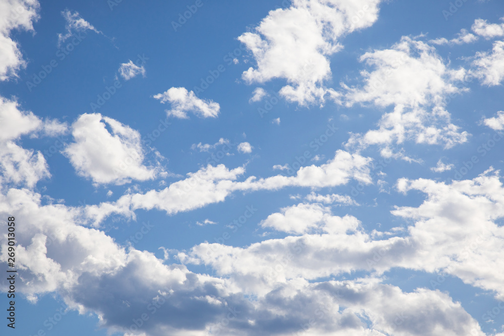 White clouds on blue sky White clouds on blue sky