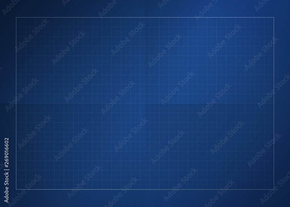 Blueprint Lines Grid Blue Paper Sheet Plan Background Blueprint Lines Grid Blue Paper Sheet Plan Background