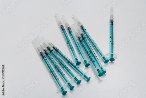 Treatment against addiction. Vaccination of people. Insulin injection