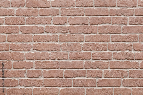 Brown brick wall texture and seamless background