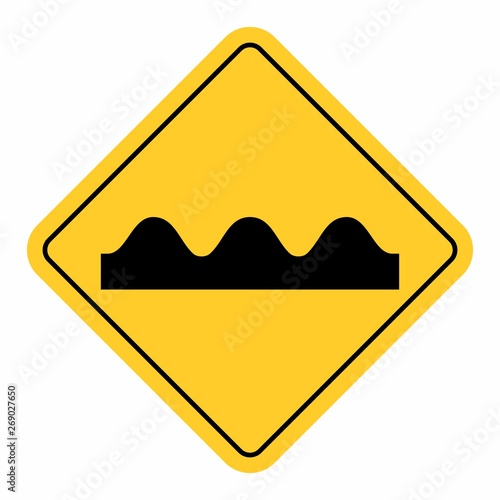 Bumpy Road Sign