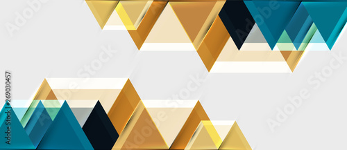 Hexagon abstract background, geometrical modern template