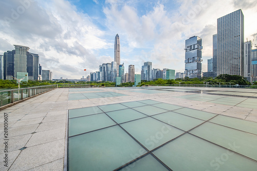 CBD scenery of Futian District, Shenzhen, China