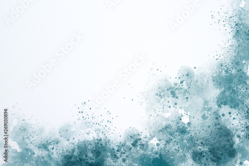 Abstract digital watercolor texture design background