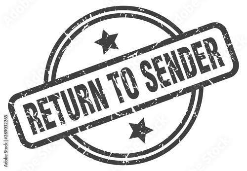 return to sender stamp