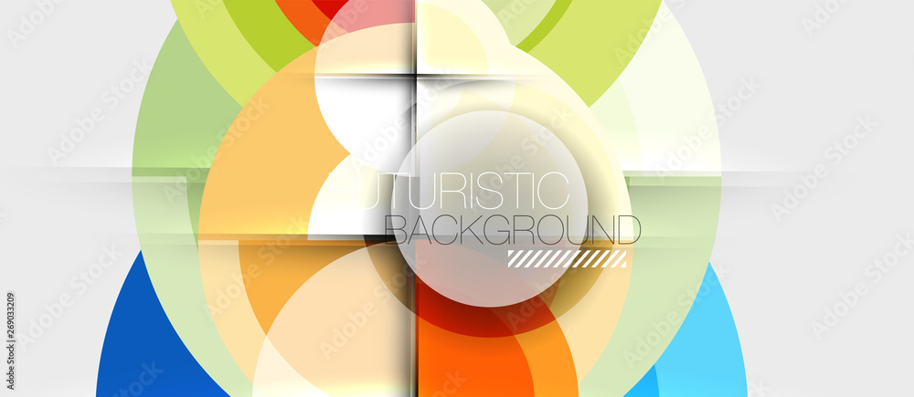 Circular geometrical design template Circular geometrical design template