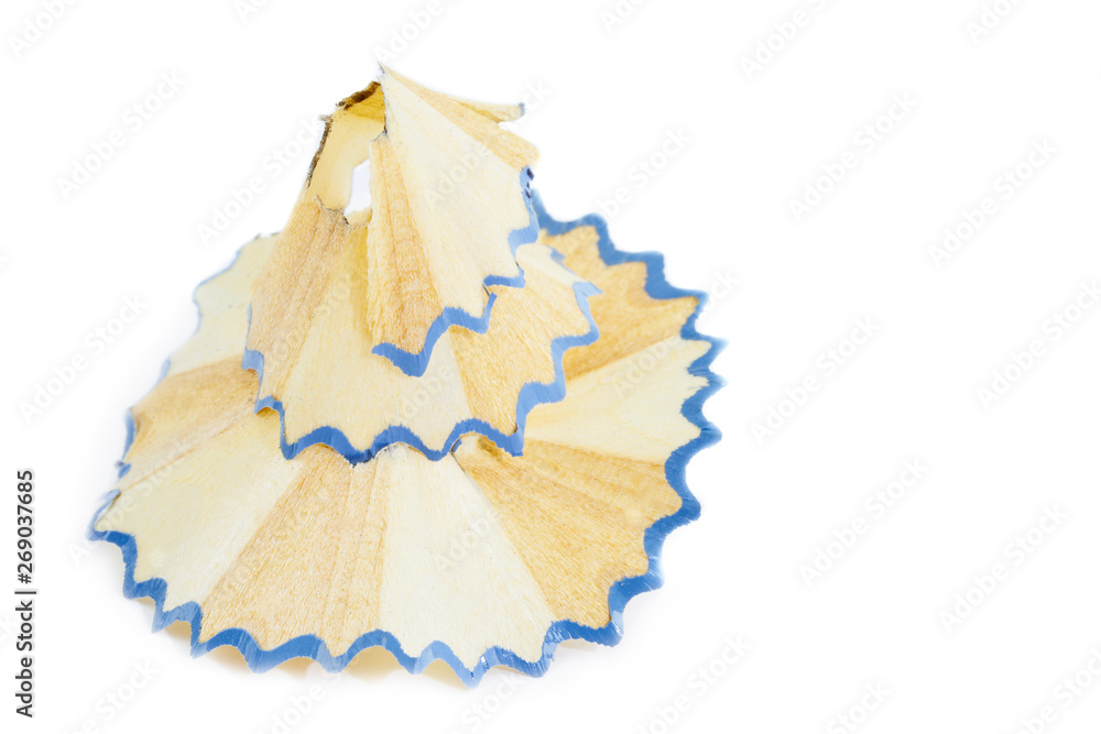 Macro shavings Macro shavings