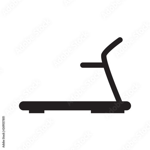 treadmill machine icon- vector illustration