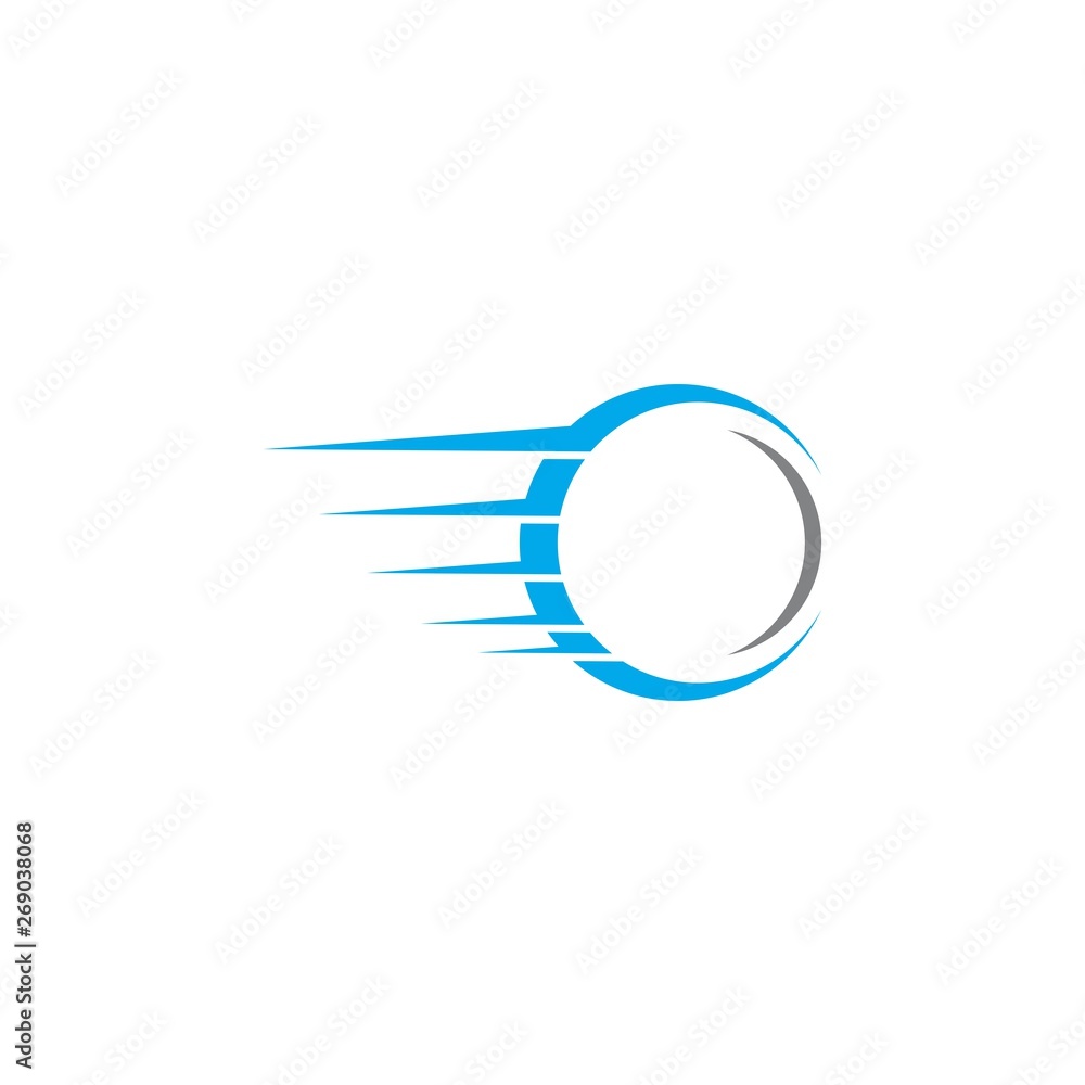 Circle logo template vector icon illustration - obrazy, fototapety, plakaty 