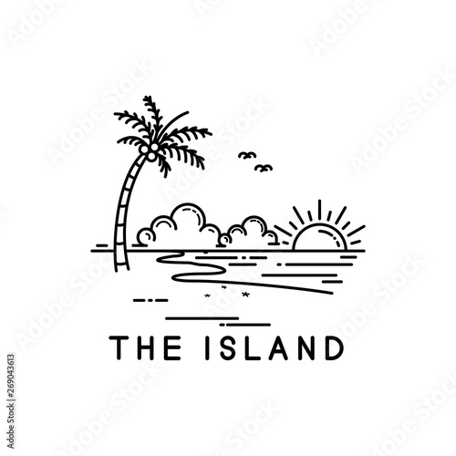 tropical island