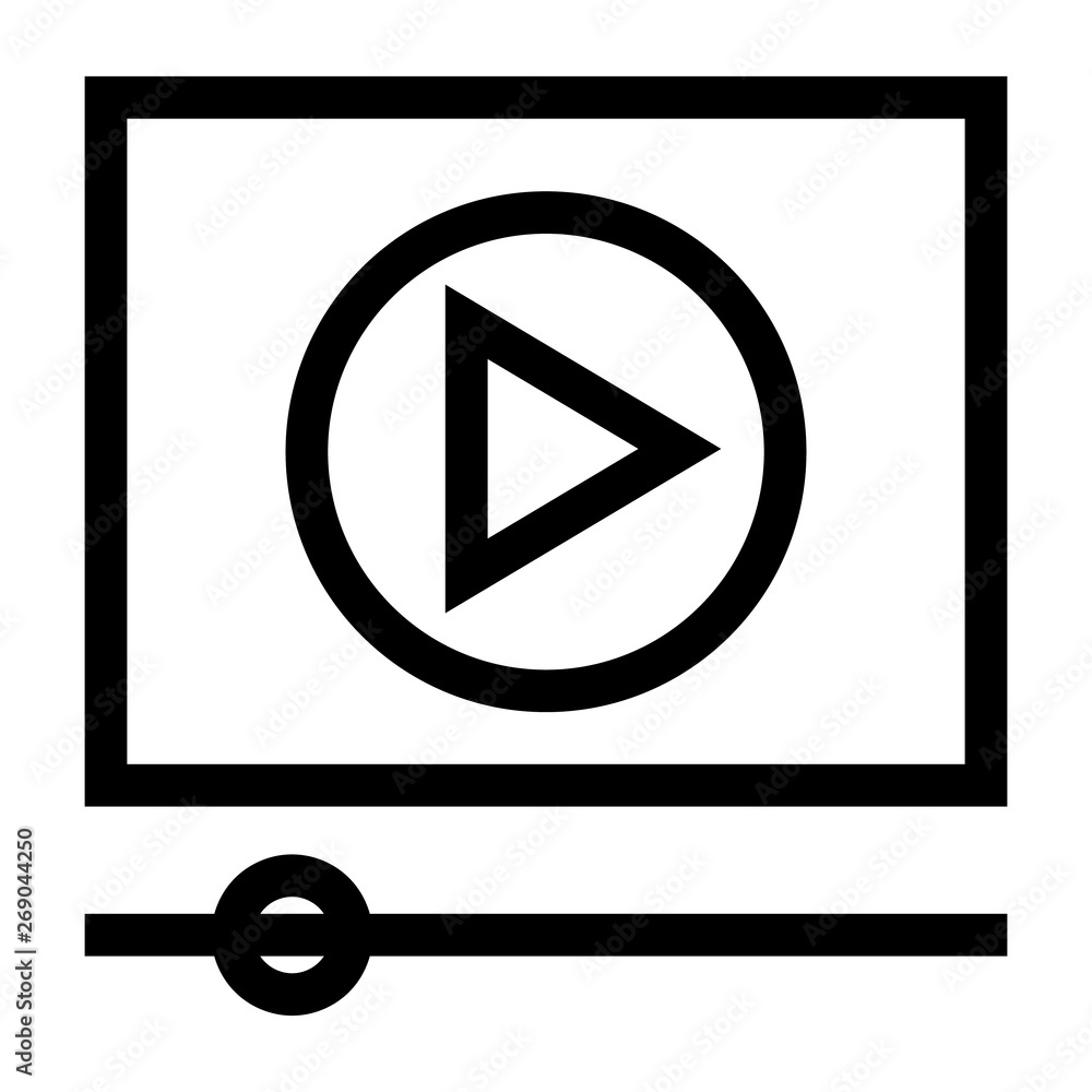 Video player for web, the concept of the video, audio playback, multimedia. Video player for web, the concept of the video, audio playback, multimedia.