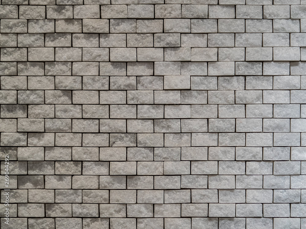 Texture of white brick wall background in rural room Texture of white brick wall background in rural room