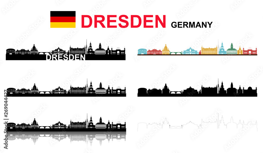 Dresden, großes Set