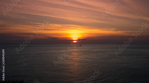 sunset over the sea © kknutt