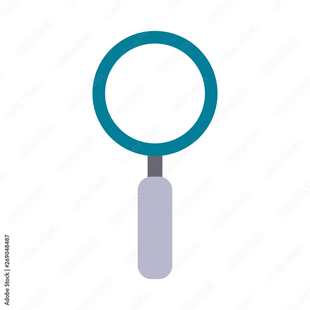 Magnifying glass symbol isolated Vector illustration Magnifying glass symbol isolated Vector illustration