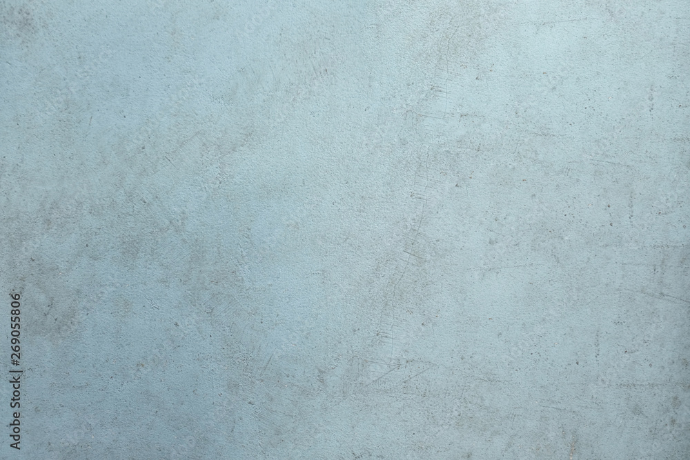 Obraz premium Light Blue Dirty cement wall background.