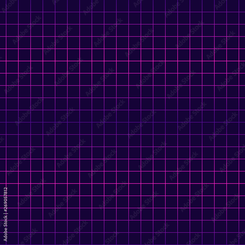 Geometric seamless pattern. Vaporwave, retrowave, cyberpunk