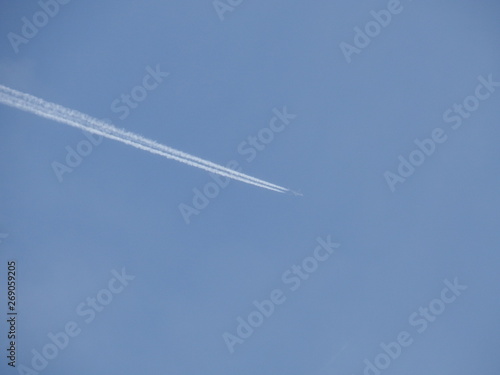 airplane in the sky