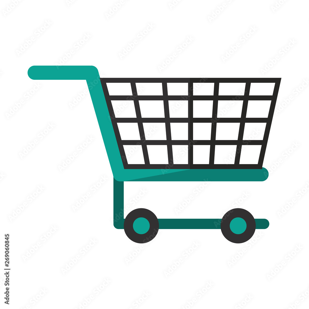 Shopping cart symbol isolated Vector illustration Shopping cart symbol isolated Vector illustration