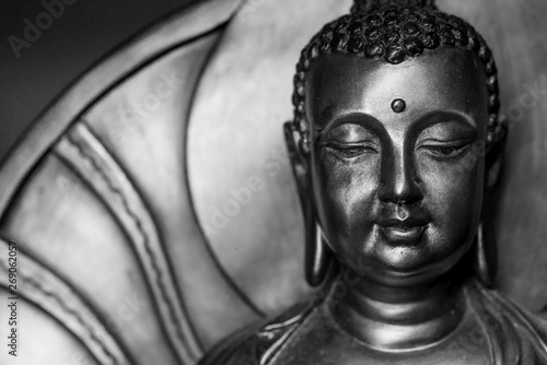 Buddha statue close up