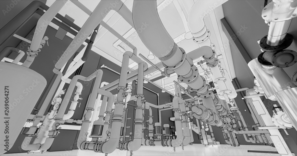 Conceptual visualization of computer design of utilities at BIM ...