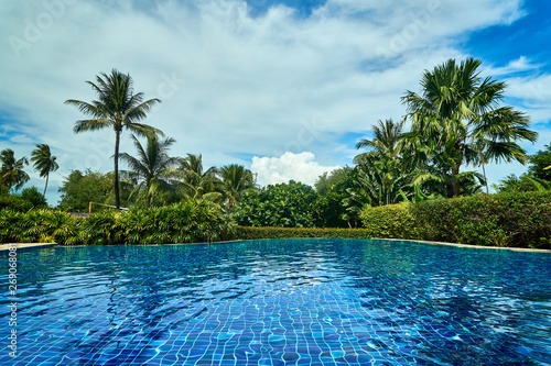 outstandidng view of Swimming pool in thailand