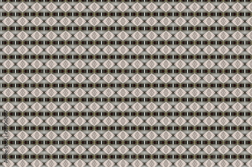 Textured Beige Diamond Geometric Abstract Pattern