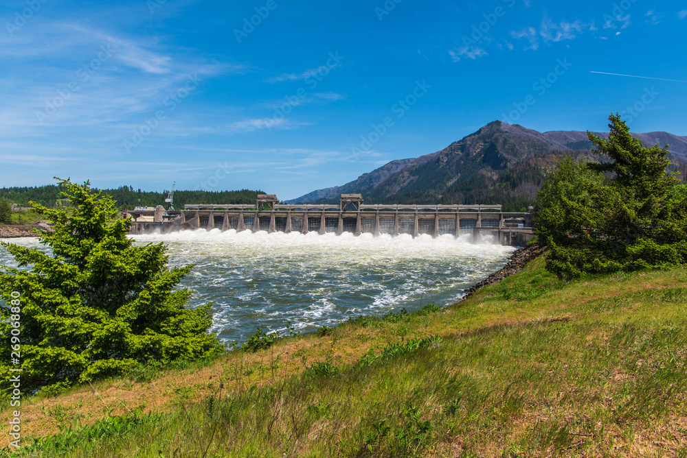 Bonneville Dam White Water