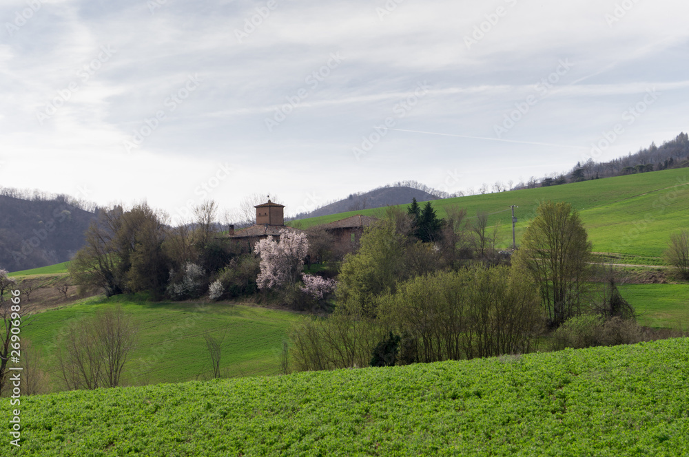 Farm house on the Bolognese hills