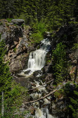 Crystal Falls In The Little Pend Oreille National Wildlife Refuge.