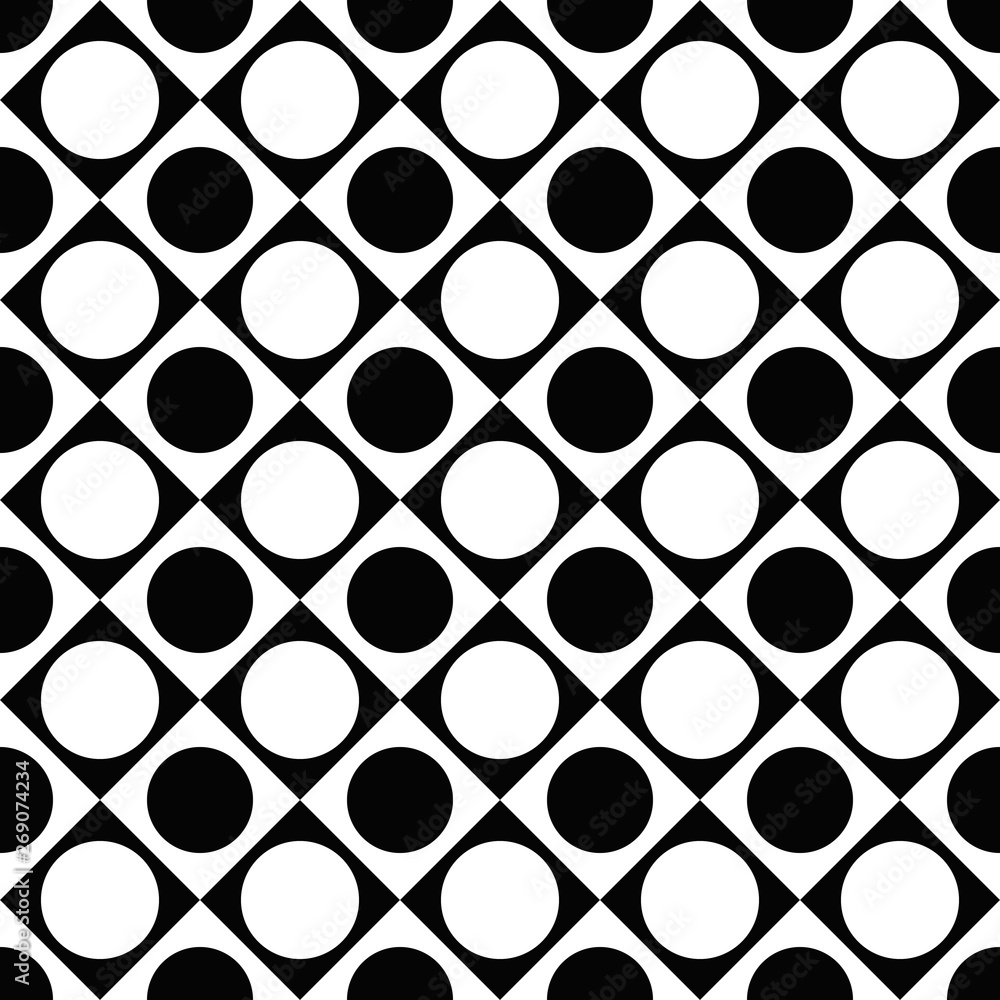 Retro dot pattern background - abstract black and white vector graphic design from dots Retro dot pattern background - abstract black and white vector graphic design from dots