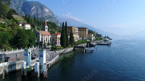 Beautiful village on Como lake in Italy, Cadenabbia