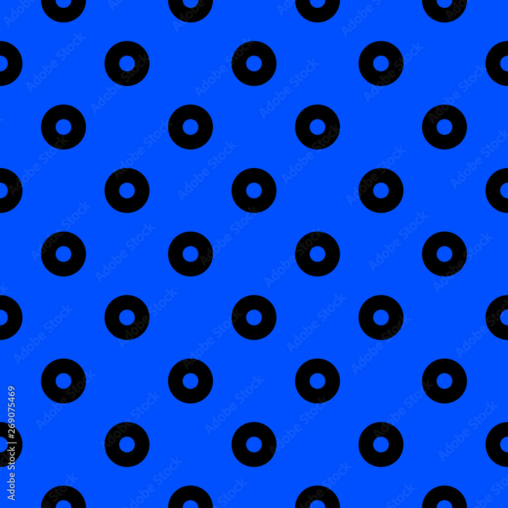 Simple seamless circle pattern illustration