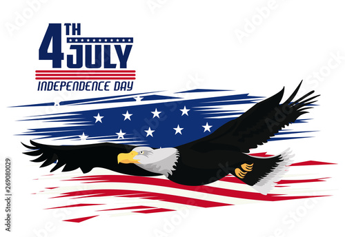 USA independence day card