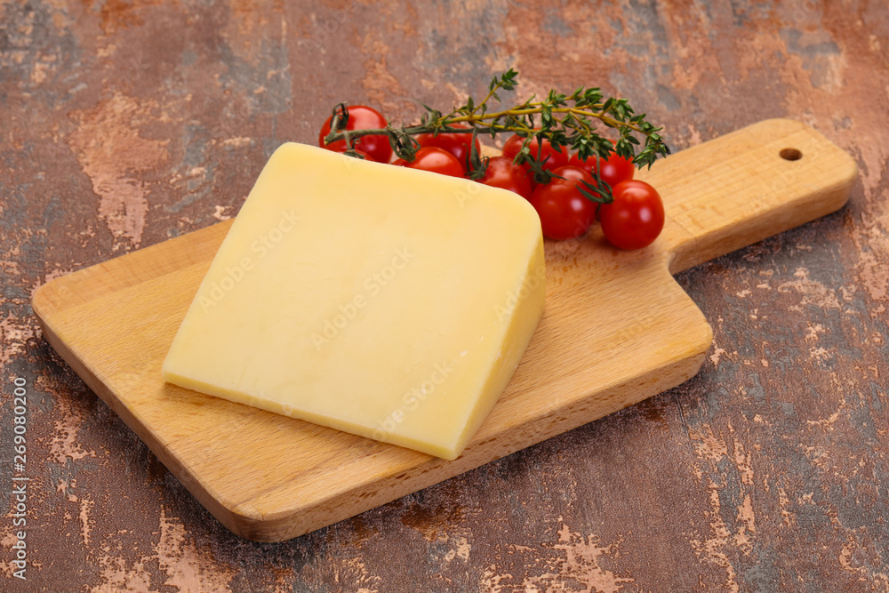 Hard parmesan cheese piece Hard parmesan cheese piece