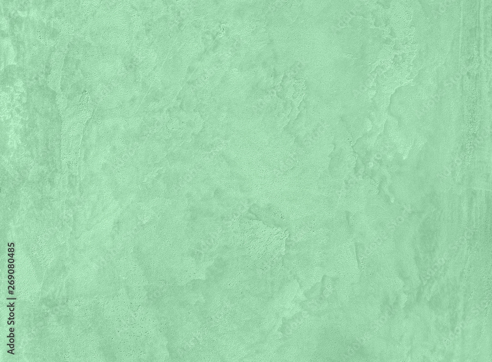 Trendy Neo mint colored low contrast Rough Concrete textured background to your concept or product. Color of the year 2020 Trendy Neo mint colored low contrast Rough Concrete textured background to your concept or product. Color of the year 2020