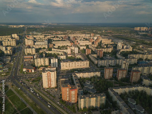 Aerial view of St. Petersburg