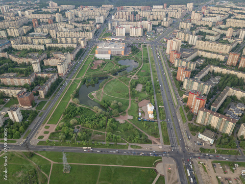 Aerial view of St. Petersburg