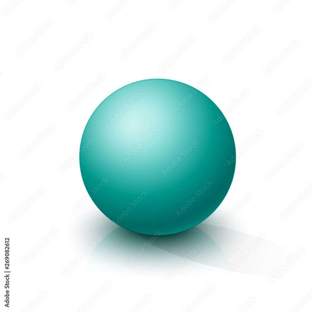 Turquoise sphere Turquoise sphere