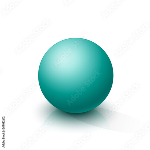 Turquoise sphere