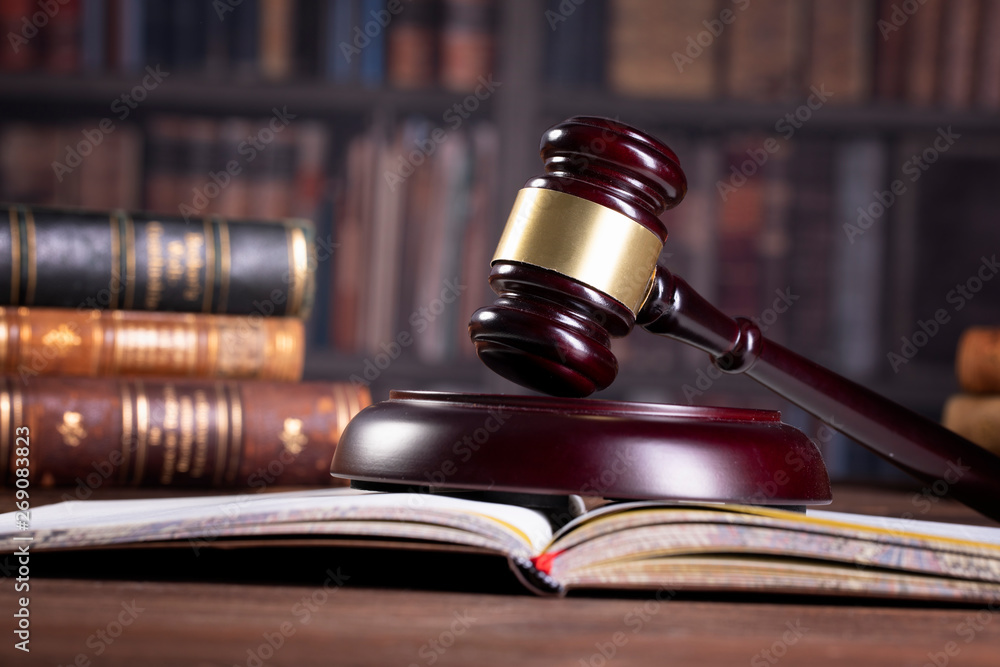 Legal office of lawyers and attorney. Judge Gavel Legal office of lawyers and attorney. Judge Gavel