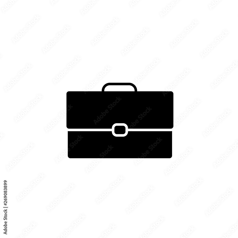 briefcase icon vector. briefcase vector graphic illustration briefcase icon vector. briefcase vector graphic illustration