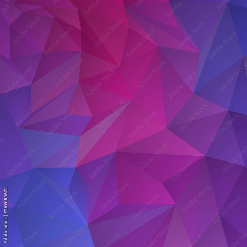 Obraz premium dark blue triangular background. polygonal style. abstract vector illustration. eps 10